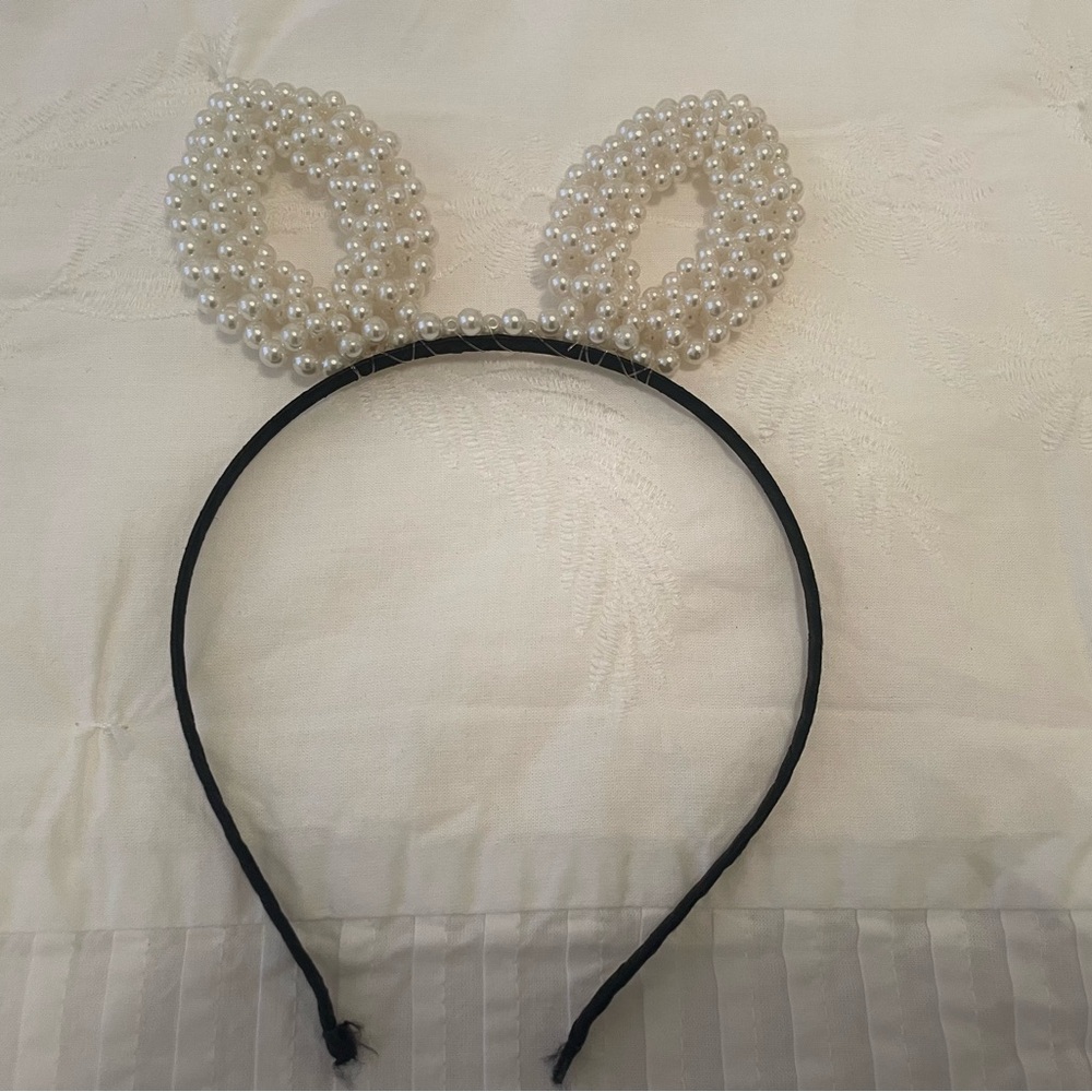 Pearl Bunny Ears Headband